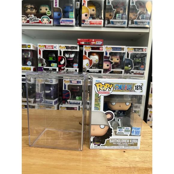 OFFICIAL WONDERCON STICKER Bartholomew Kuma Funko Pop #1876 One Piece Anime TV - Picture 1 of 6